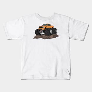 truck f150 offroad style orange Kids T-Shirt